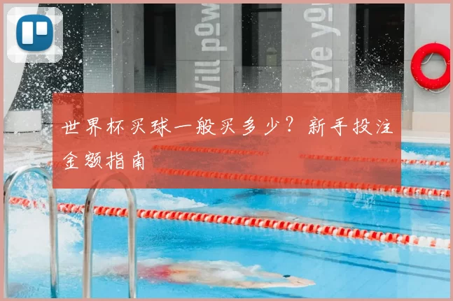 世界杯买球一般买多少？新手投注金额指南