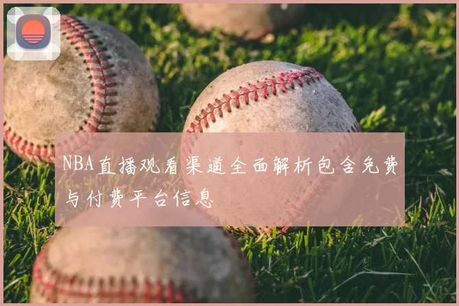 NBA直播观看渠道全面解析包含免费与付费平台信息