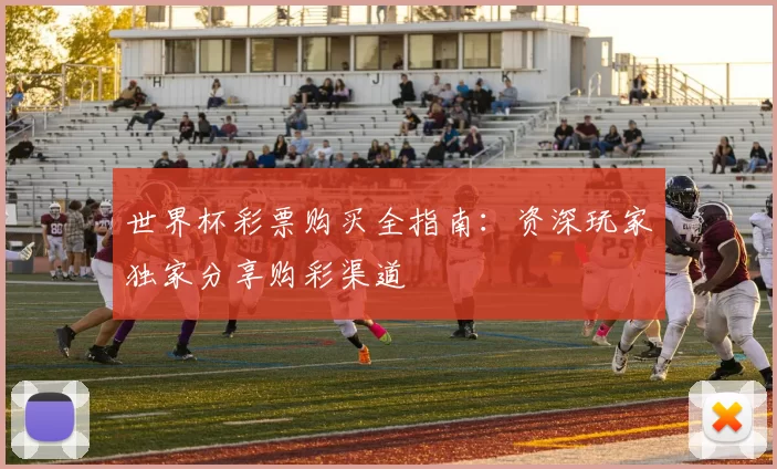 世界杯彩票购买全指南:资深玩家独家分享购彩渠道